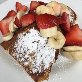 Gluten-free berry French toast from EJ's Luncheonette